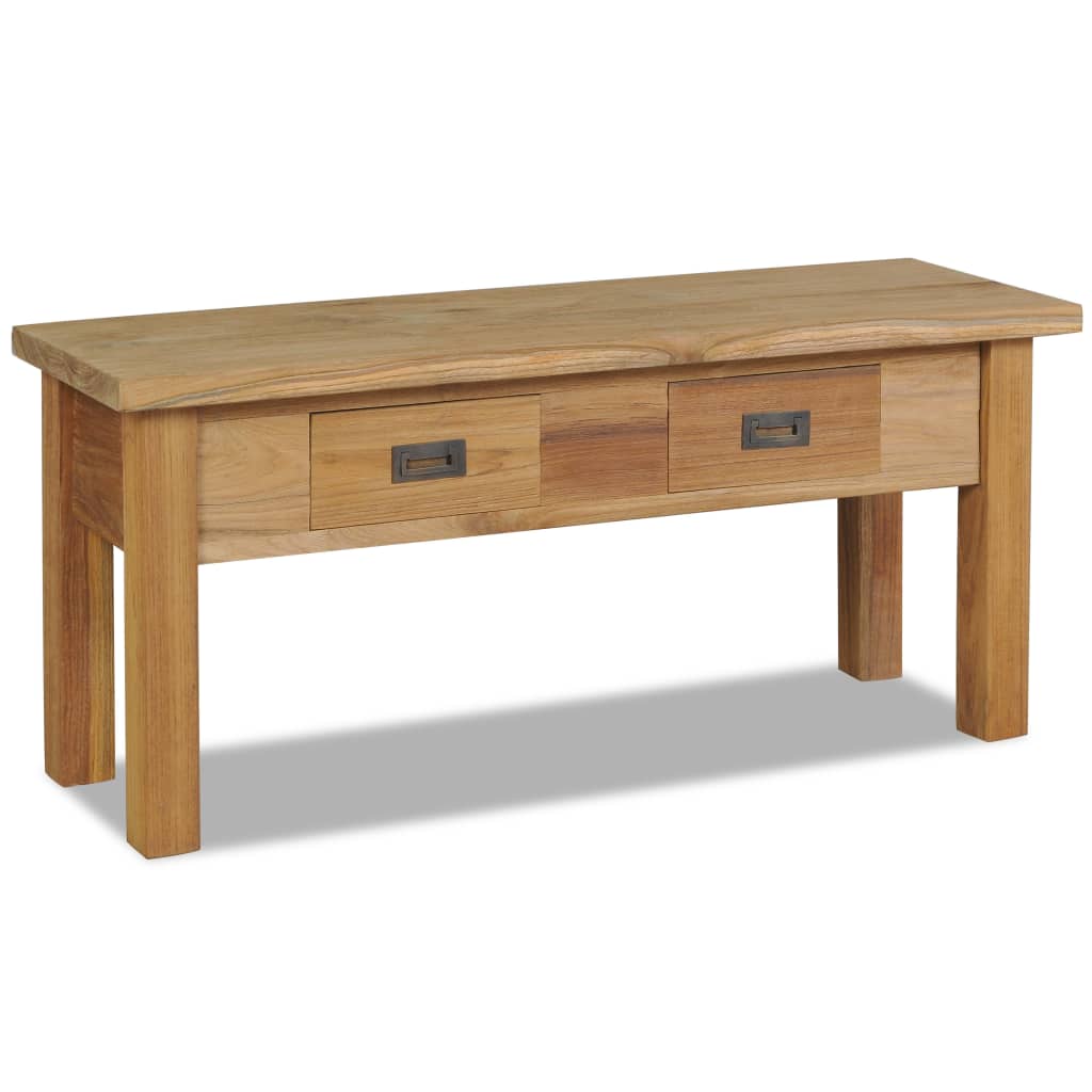 vidaXL Πάγκος Χολ 90 x 30 x 40 εκ. από Μασίφ Ξύλο Teak