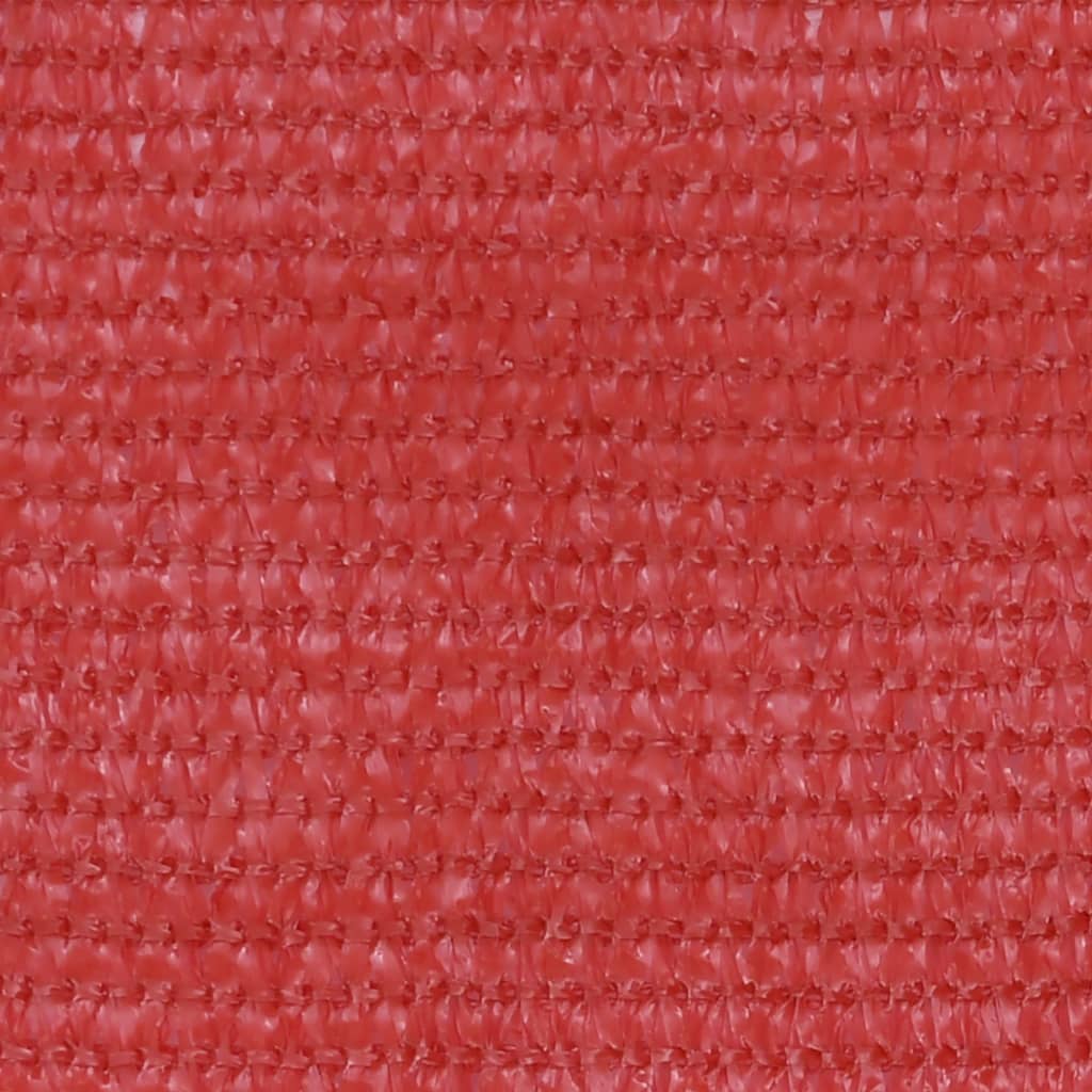 vidaXL Διαχωριστικό Βεράντας Κόκκινο 75 x 500 εκ. από HDPE