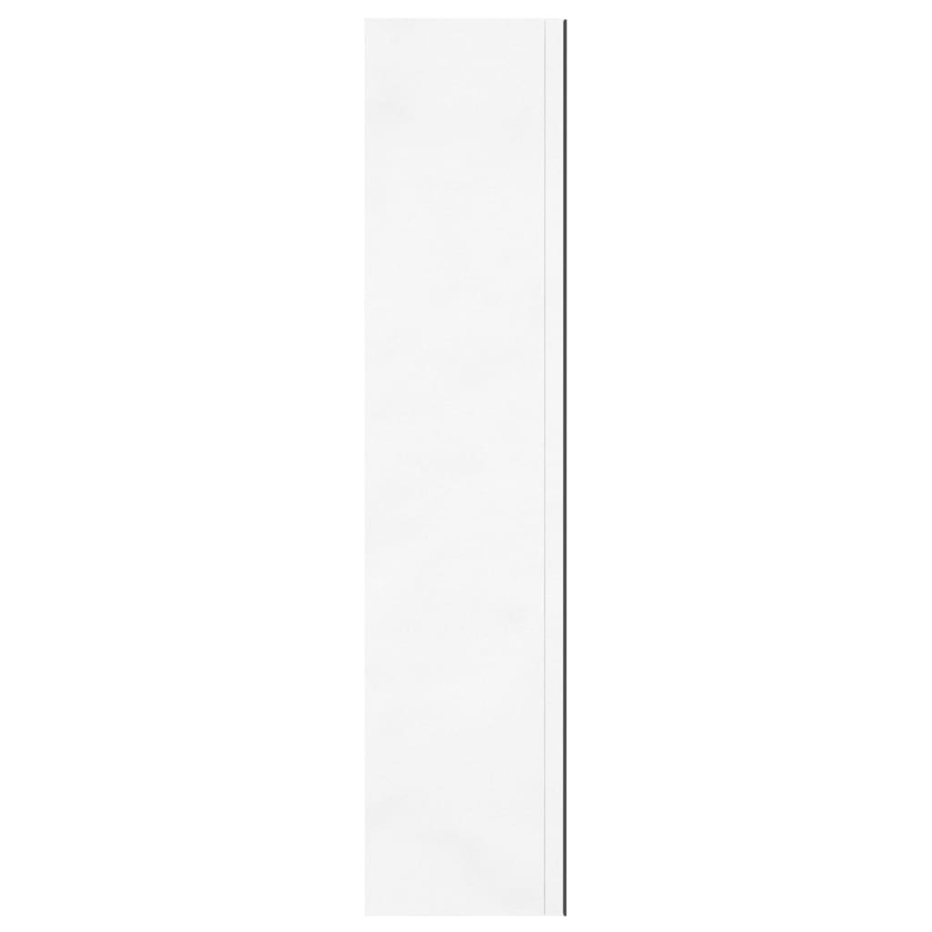 vidaXL Ντουλάπι Μπάνιου με Καθρέφτη 60x15x75 εκ. Λαμπερό Λευκό από MDF