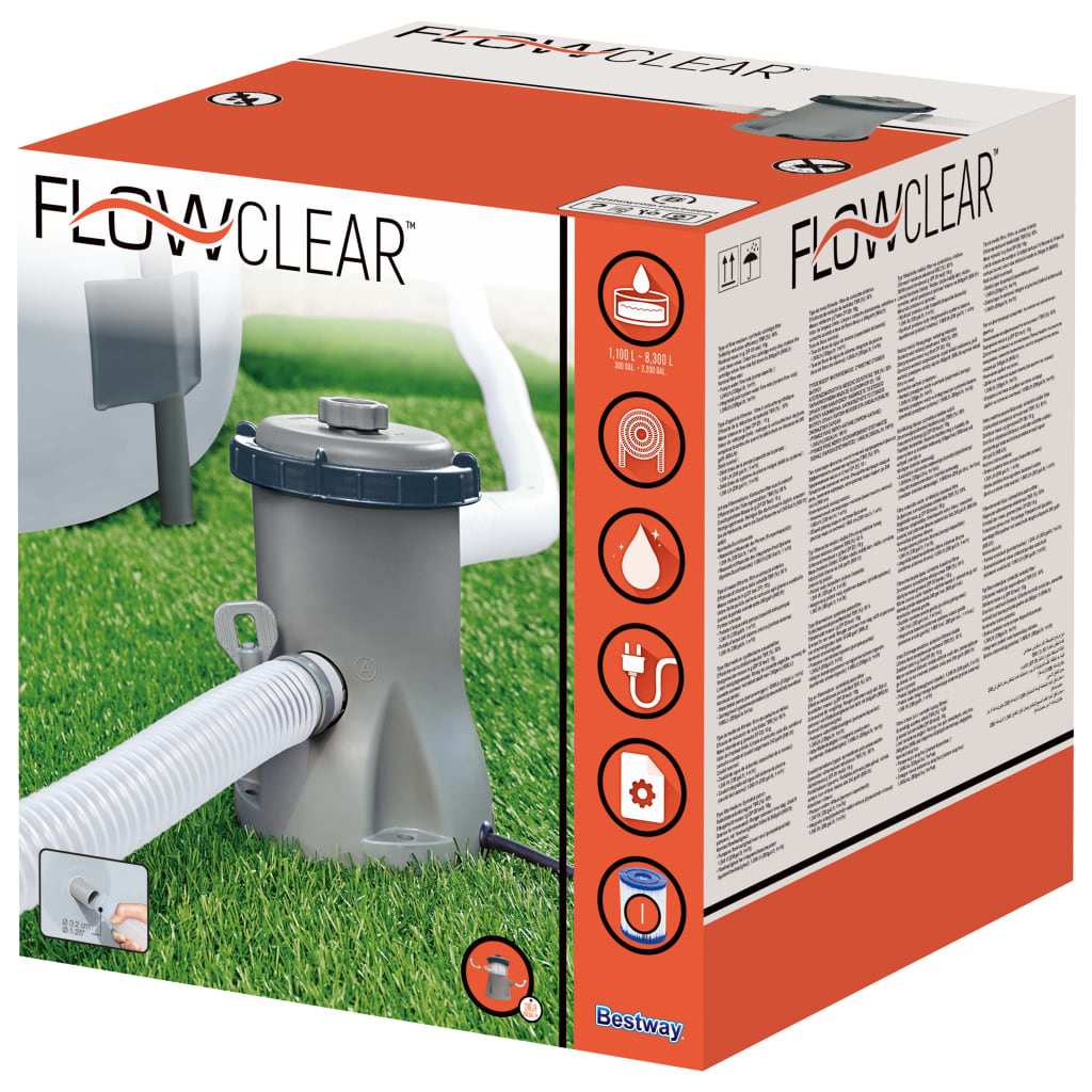 Bestway Αντλία/Φίλτρο Πισίνας Flowclear 330 Γαλόνια