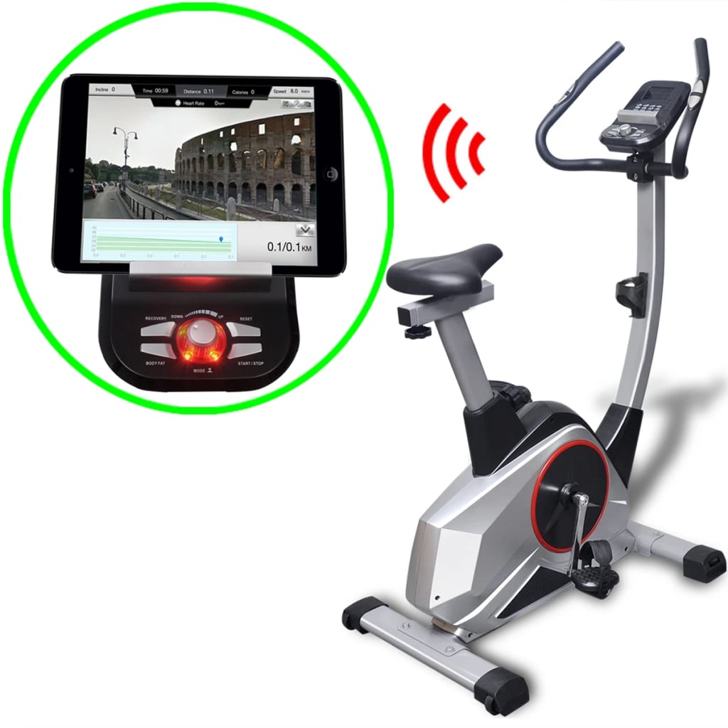 vidaXL Ποδήλατο Γυμναστικής με Προγραμματισμό και Έξυπνη Εφαρμογή