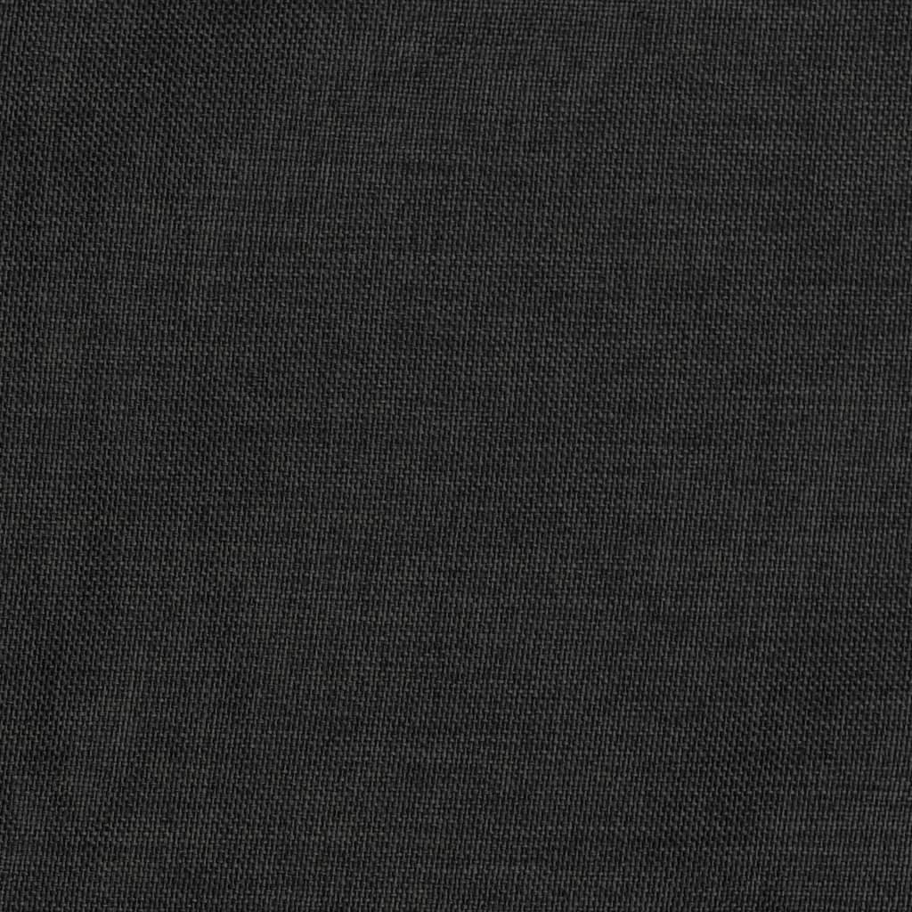 vidaXL Κουρτίνα Συσκότισης με Όψη Λινού & Γάντζους Ανθρακί 290x245 εκ.