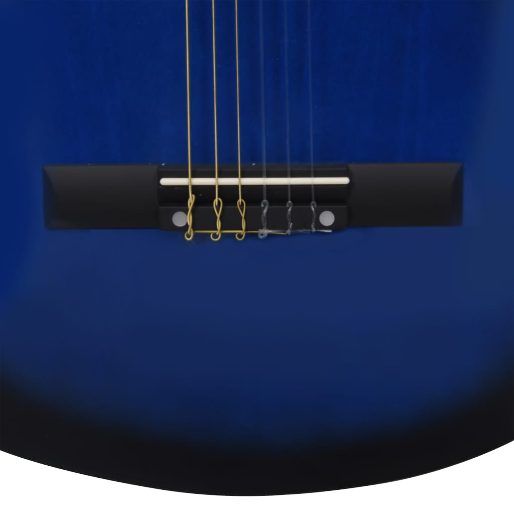 vidaXL Κλασική Κιθάρα για Αρχάριους και Παιδιά Μπλε 3/4 36"