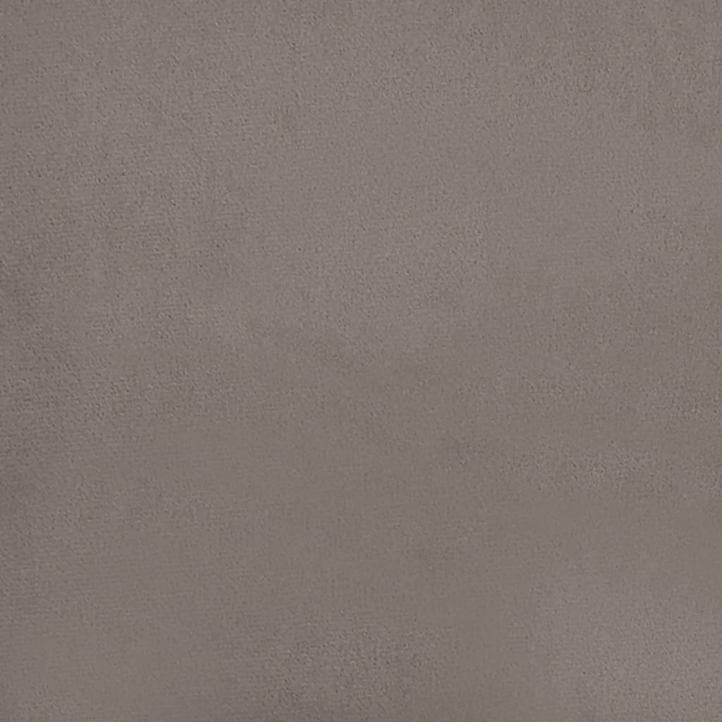 vidaXL Πάνελ Τοίχου 12 τεμ. Ανοιχτό Γκρί 60x15 εκ. 1,08 μ² Βελούδο