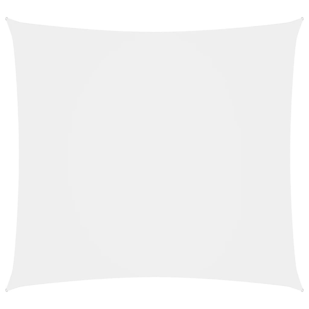 vidaXL Πανί Σκίασης Τετράγωνο Λευκό 6 x 6 μ. από Ύφασμα Oxford