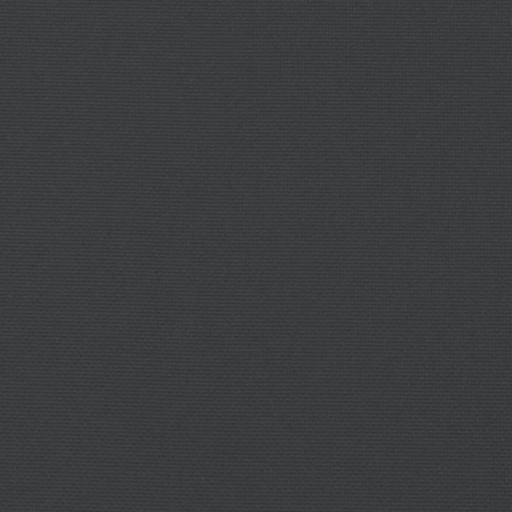 vidaXL Μαξιλάρα Δαπέδου / Παλέτας Μαύρη 60x61,5x10 εκ. Βαμβακερή