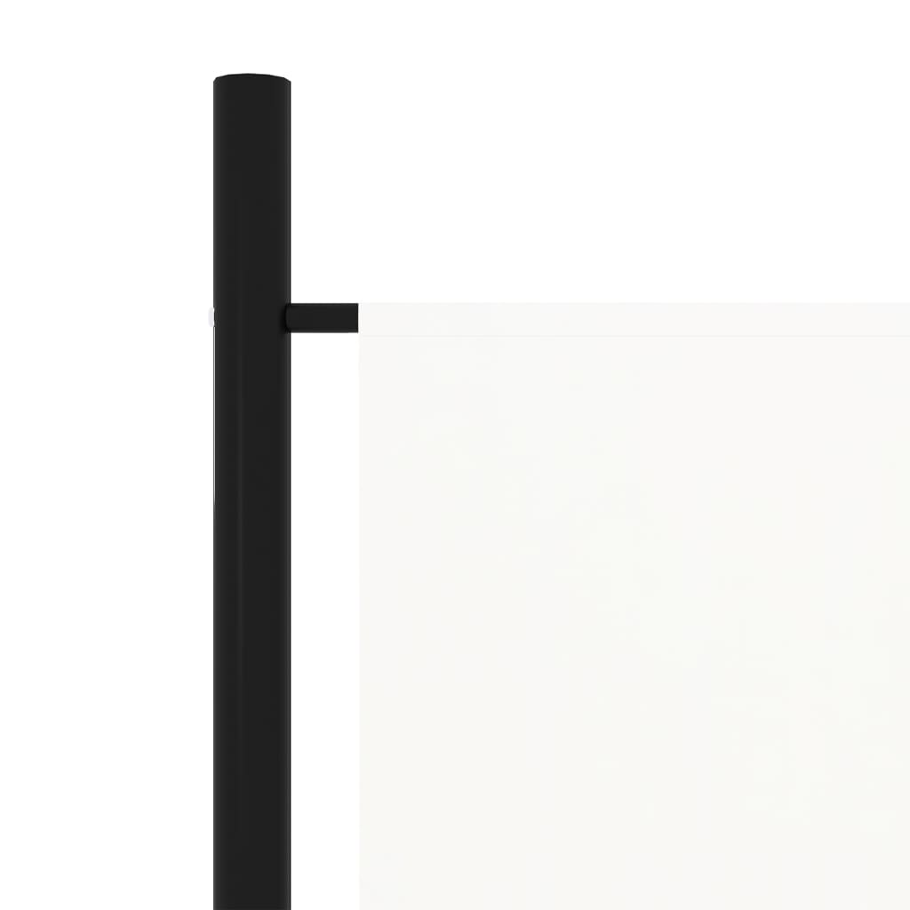 vidaXL Διαχωριστικό Δωματίου με 3 Πάνελ Λευκό Κρεμ 150 x 180 εκ.