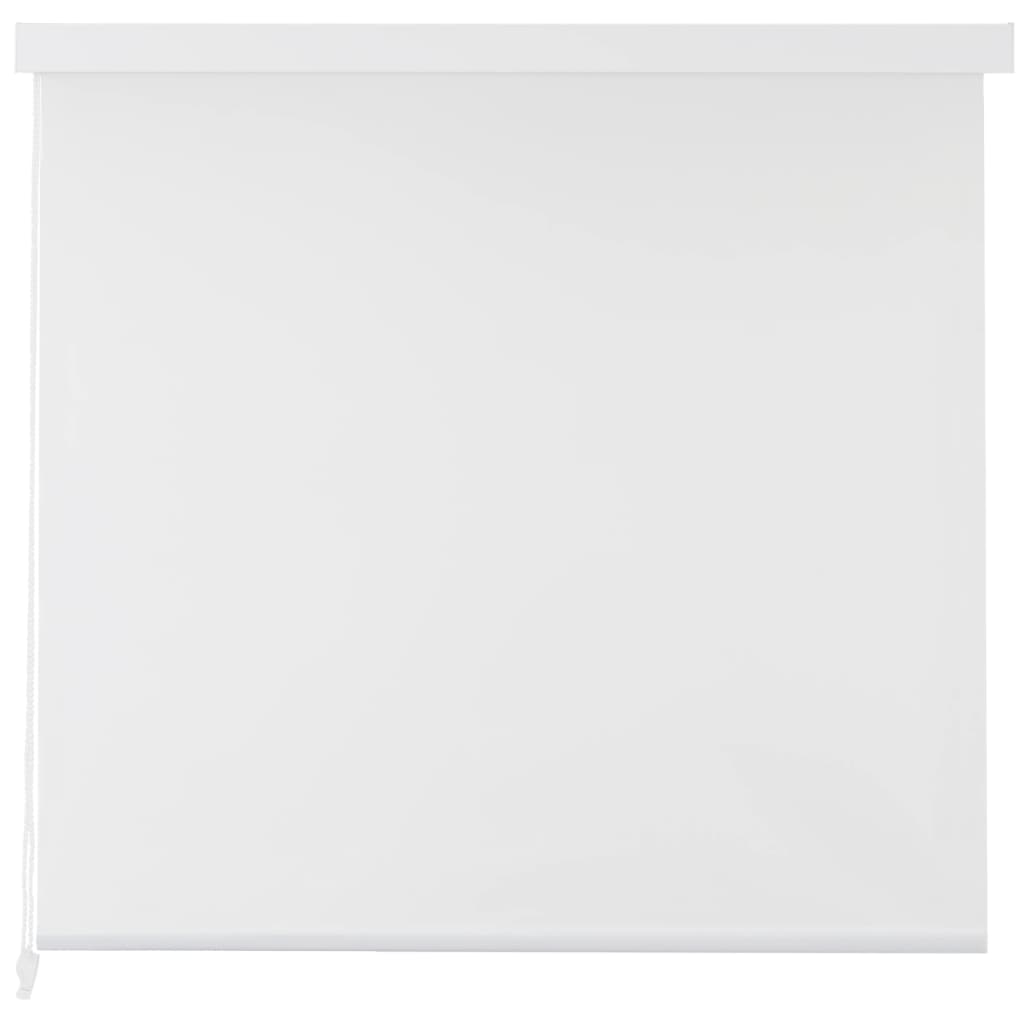 vidaXL Κουρτίνα Μπάνιου Ρολό Λευκή 100 x 240 εκ.