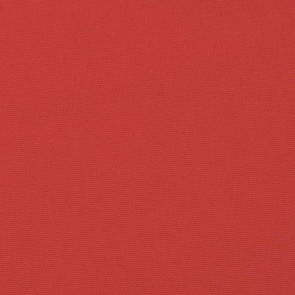 vidaXL Μαξιλάρι Παλέτας Κόκκινο 50 x 40 x 12 εκ. από Ύφασμα