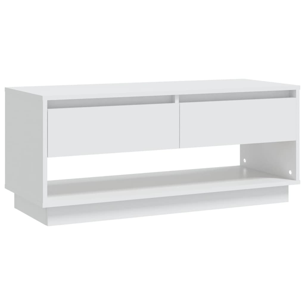 vidaXL Έπιπλο Τηλεόρασης Λευκό 102 x 41 x 44 εκ. από Μοριοσανίδα