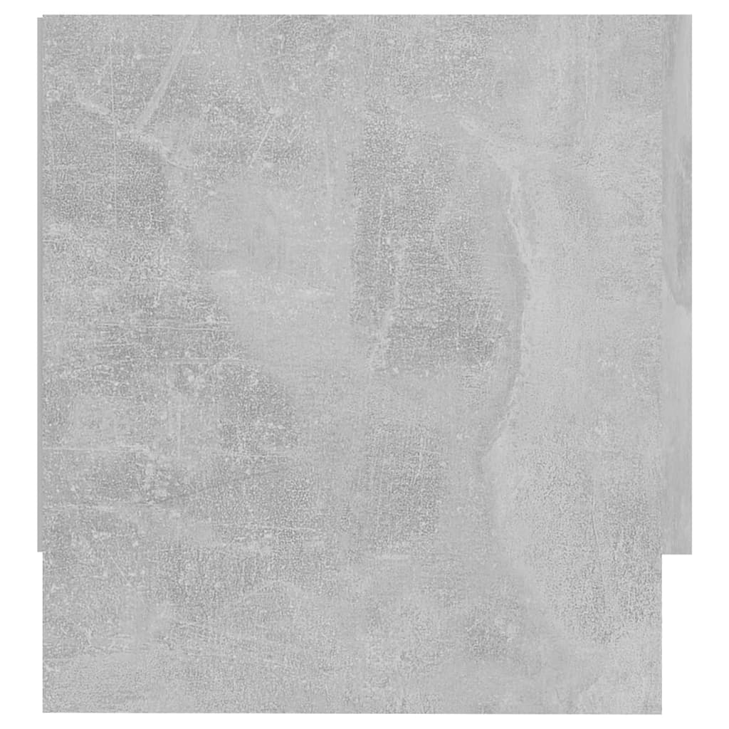 vidaXL Ντουλάπα Γκρι Σκυροδέματος 100 x 32,5 x 35 εκ. από Μοριοσανίδα