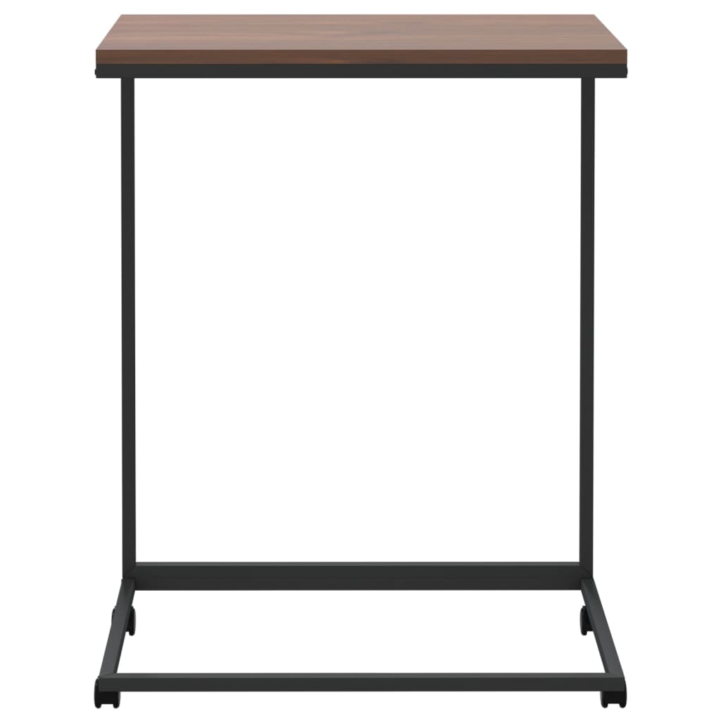 vidaXL Βοηθητικό Τραπέζι με Ρόδες Μαύρο 55 x 35 x 70 εκ. Επεξ. Ξύλο