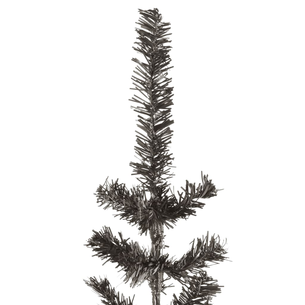 vidaXL Χριστουγεννιάτικο Δέντρο Slim Μαύρο 180 εκ.