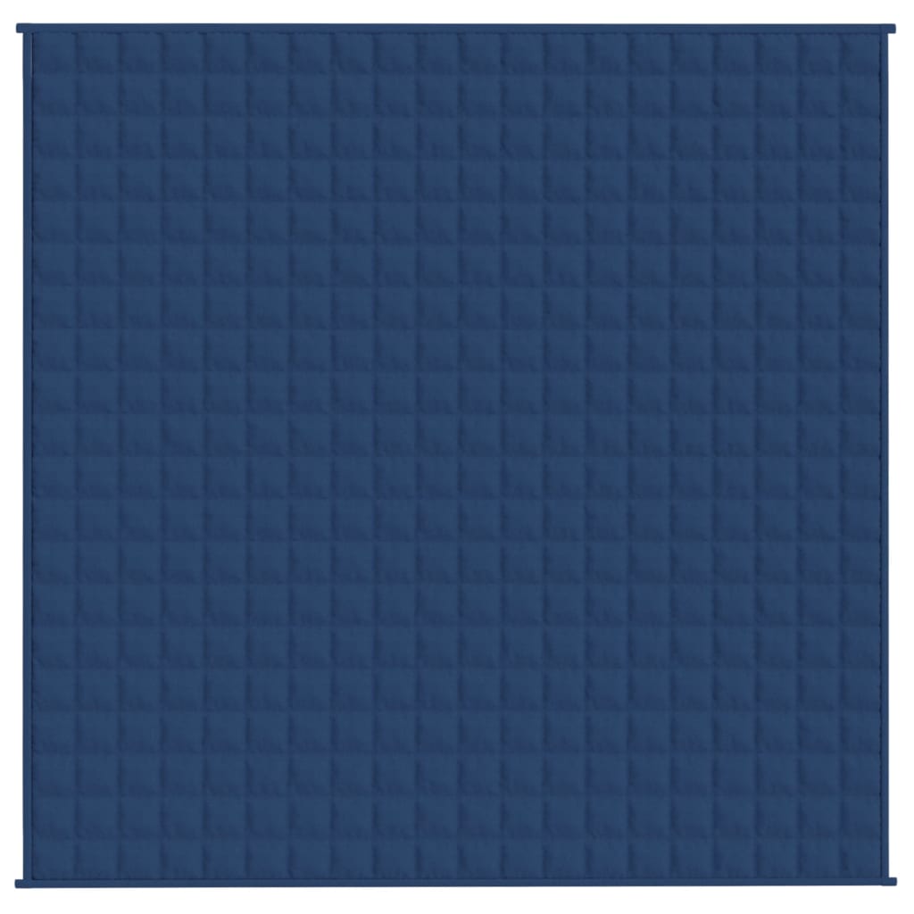vidaXL Κουβέρτα Βαρύτητας Μπλε 200 x 200 εκ. 9 κ. Υφασμάτινη