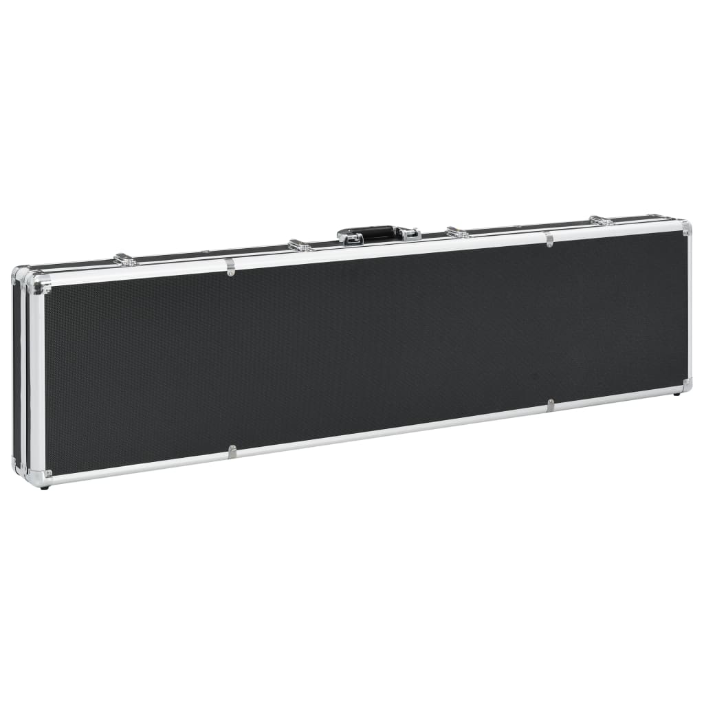 vidaXL Βαλίτσα Όπλου Μαύρη 134 x 35 x 12 εκ. από Αλουμίνιο