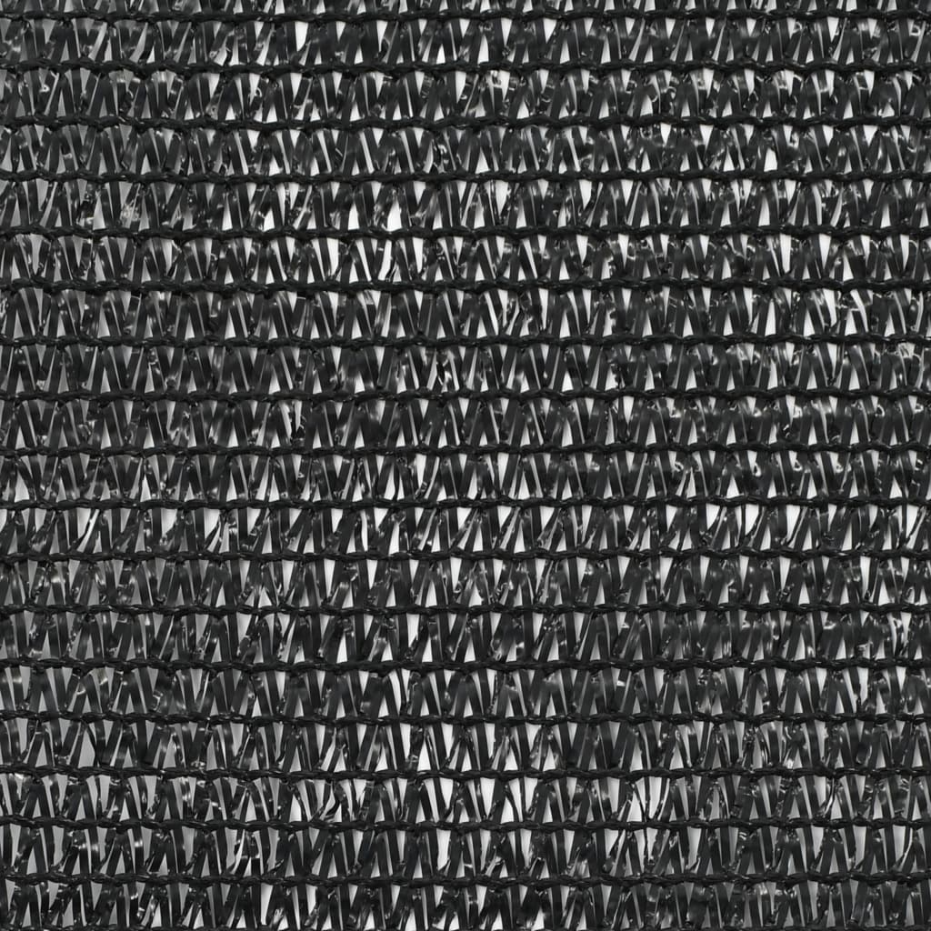 vidaXL Δίχτυ Αντιανεμικό για Γήπεδα Τένις Μαύρο 1,6 x 100 μ. από HDPE
