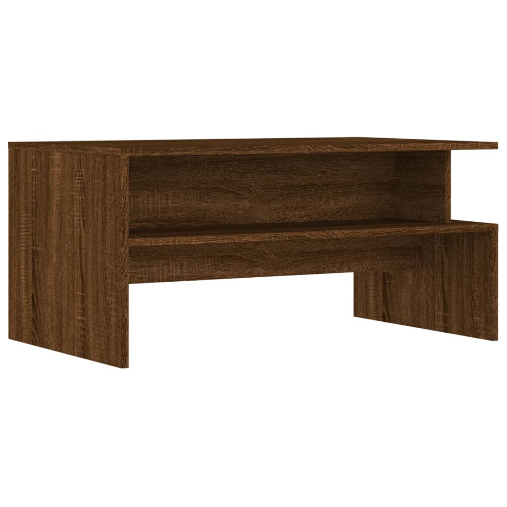vidaXL Τραπεζάκι Σαλονιού Καφέ Δρυς 90x55x42,5 εκ. Επεξεργασμένο Ξύλο