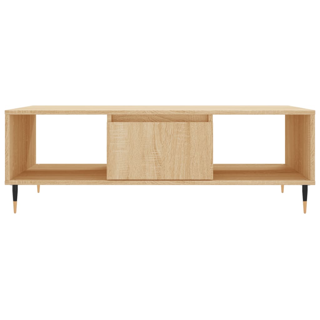 vidaXL Τραπεζάκι Σαλονιού Sonoma Δρυς 104x60x35 εκ. από Επεξεργ. Ξύλο