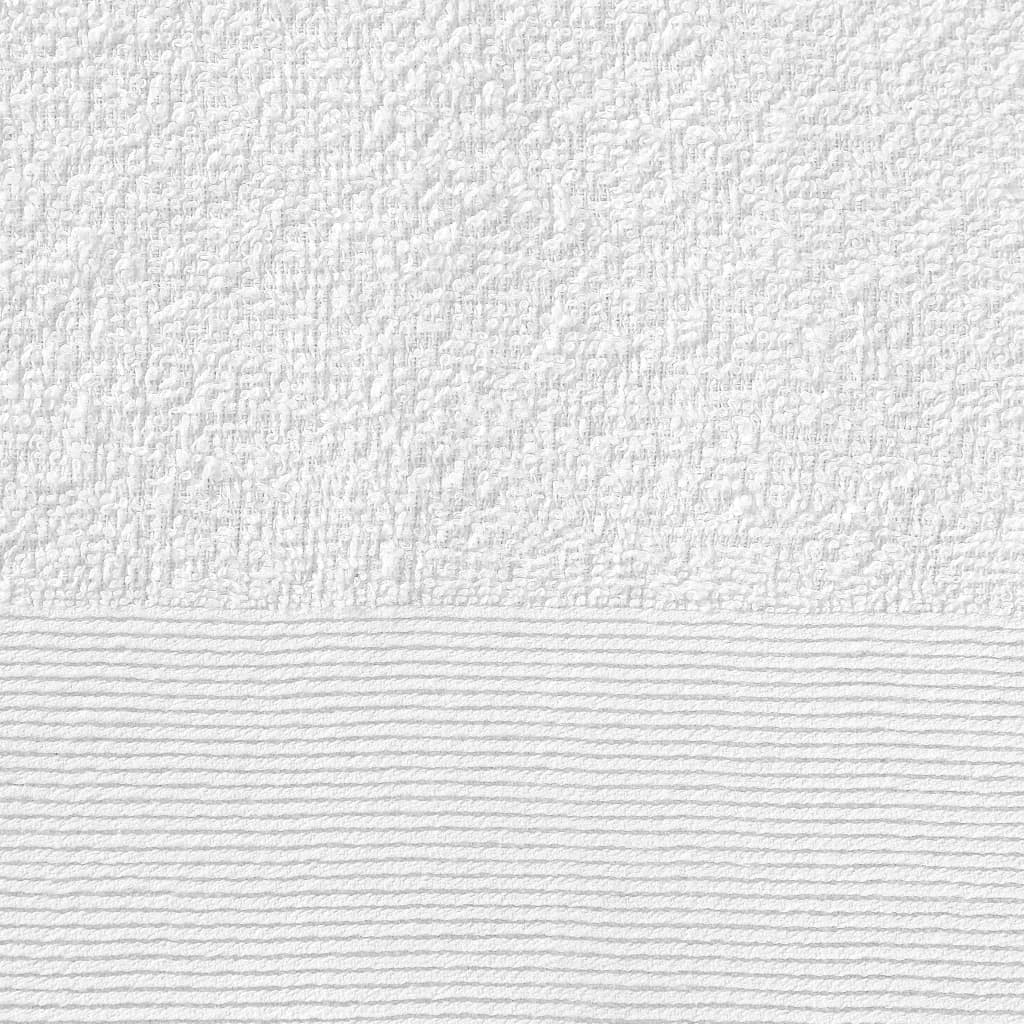 vidaXL Πετσέτες Σάουνας 25 τεμ. Λευκές 350 γρ./μ² 80x200 εκ. Βαμβάκι