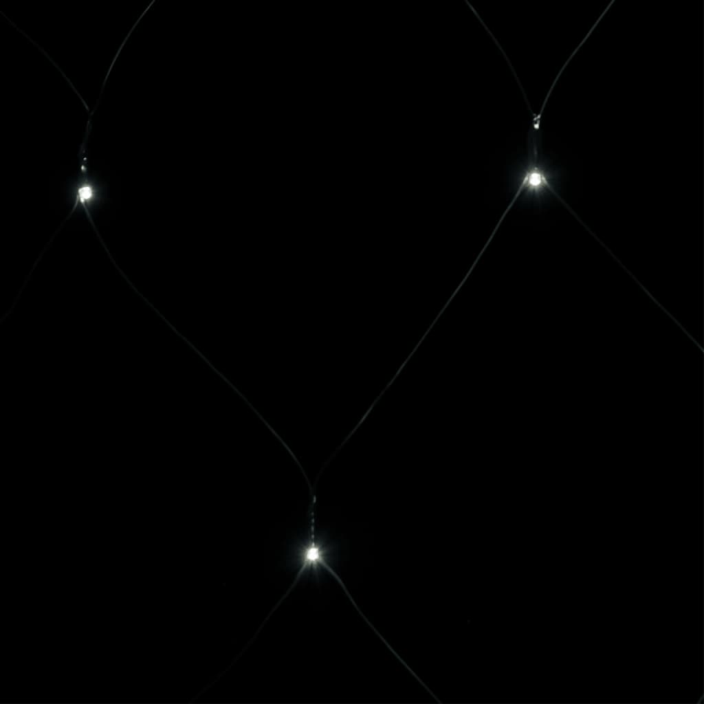 vidaXL Χριστουγ. Φωτάκια Δίχτυ Ψυχρό Λευκό Εσ./Εξ. Χώρου 3x2μ. 204 LED