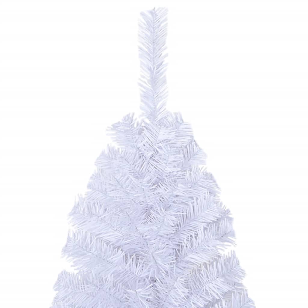 vidaXL Χριστουγεννιάτικο Δέντρο με Πλούσια Κλαδιά Άσπρο 120 εκ. PVC