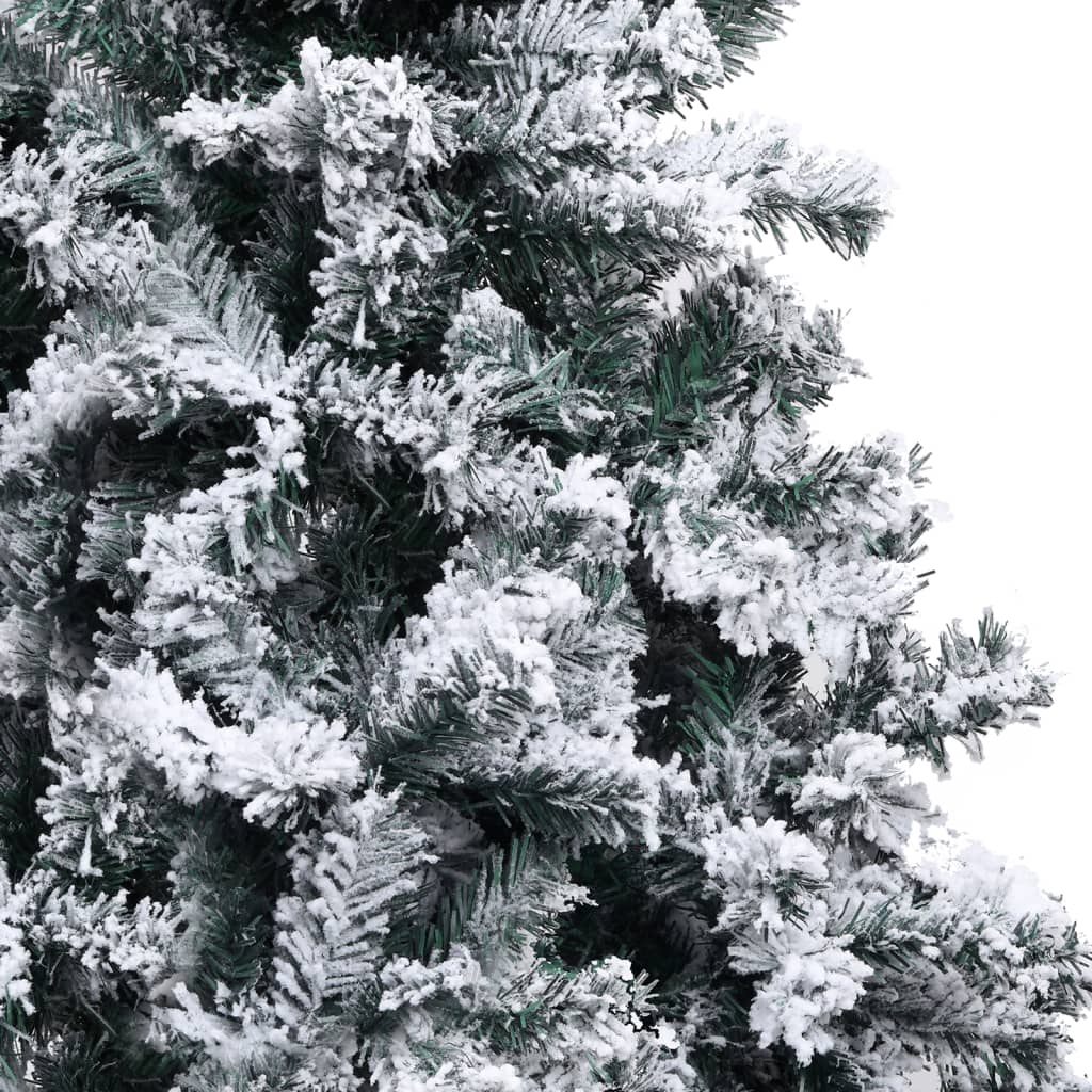 vidaXL Χριστουγεννιάτικο Δέντρο Τεχνητό με Χιόνι Πράσινο 300 εκ. PVC