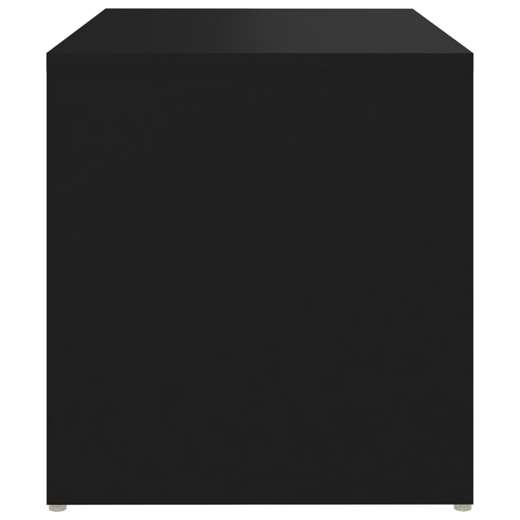 vidaXL Τραπεζάκι Βοηθητικό Μαύρο 59 x 36 x 38 εκ. από Μοριοσανίδα