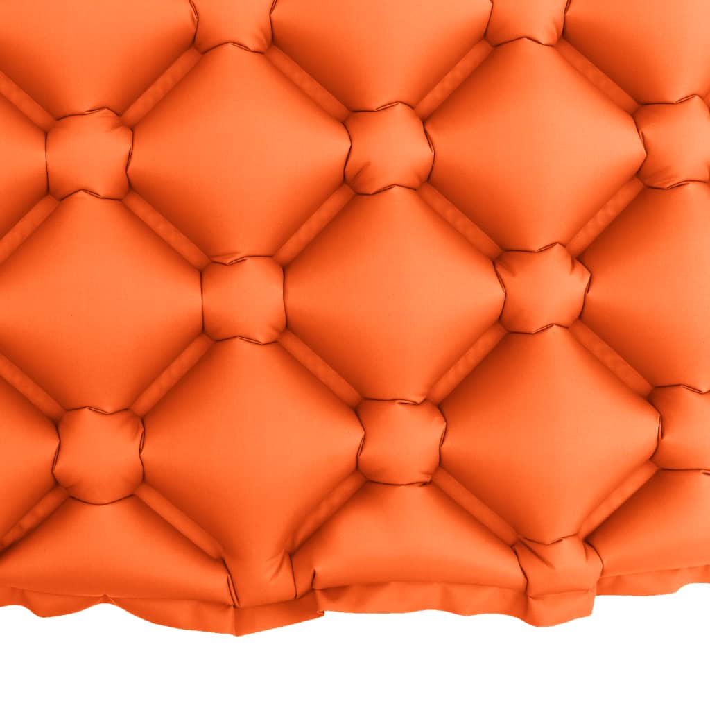 vidaXL Στρώμα Φουσκωτό Πορτοκαλί 58 x 190 εκ. με Μαξιλάρι