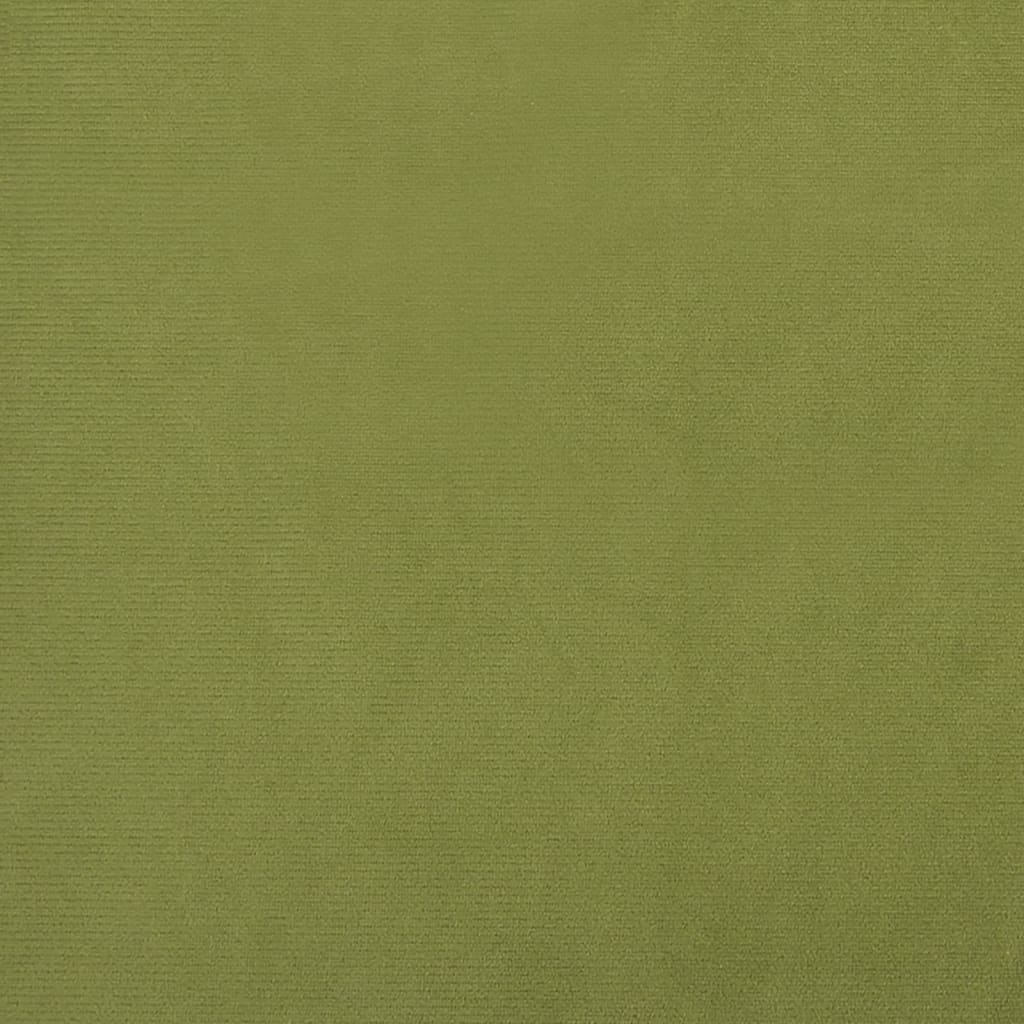 vidaXL Υποπόδιο Ανοιχτό Πράσινο 78 x 56 x 32 εκ. Βελούδινο