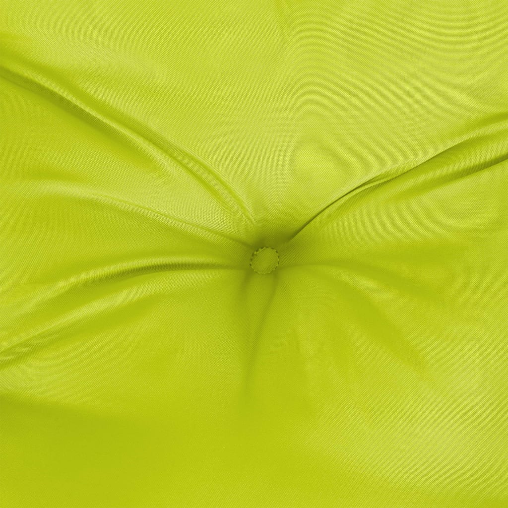 vidaXL Μαξιλάρι για Παγκάκι Κήπου Φωτεινό Πράσινο 100x50x7 εκ. Ύφασμα