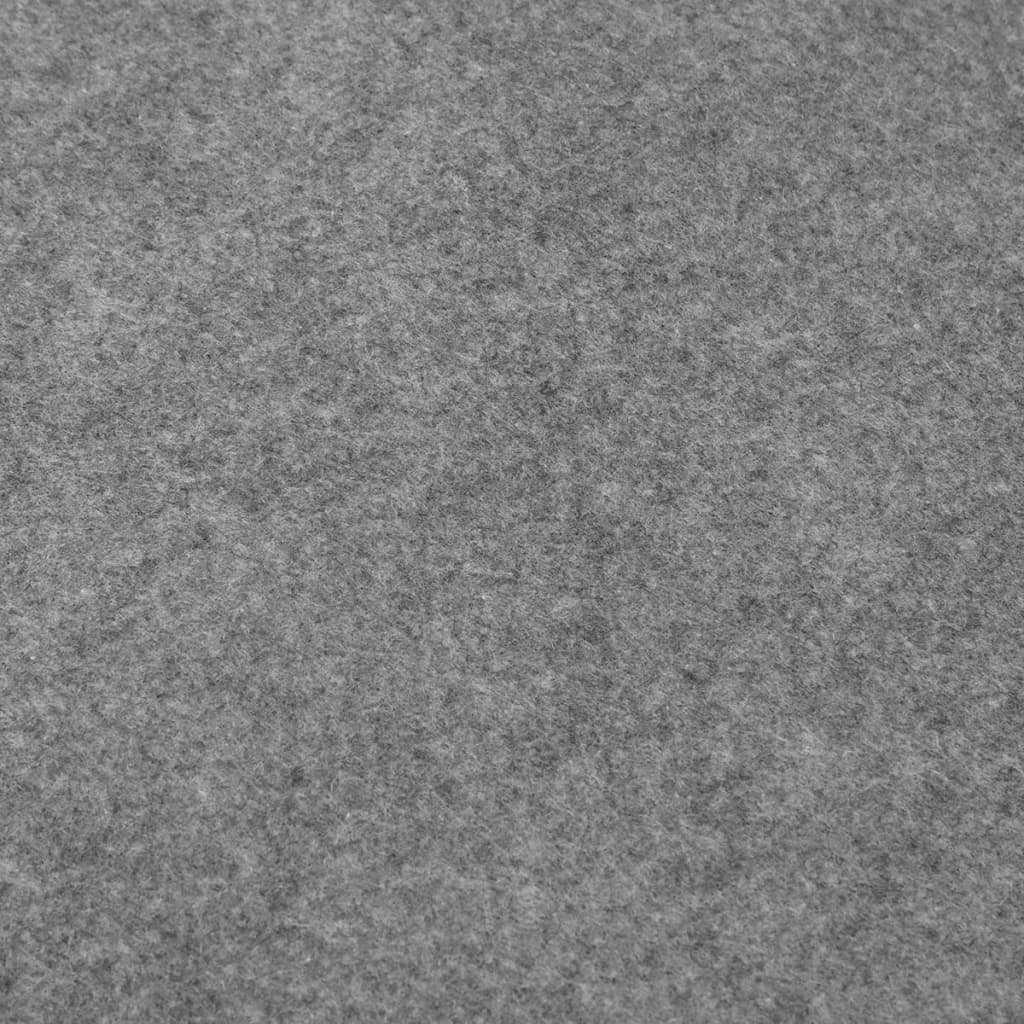 vidaXL Υπόστρωμα Πισίνας Ανοιχτό Γκρι Ø366 εκ. Πολυεστερικό Γεωύφασμα
