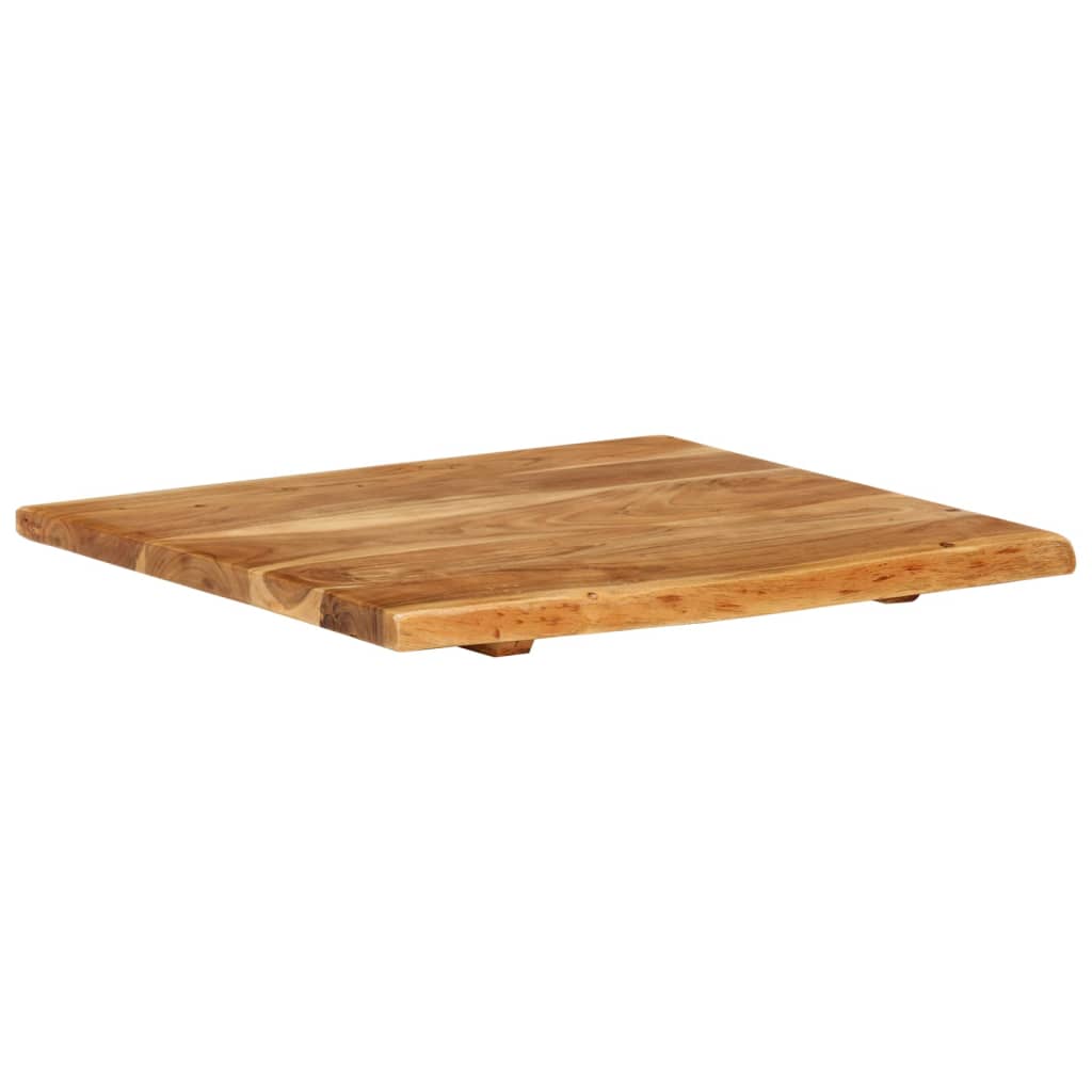 vidaXL Πάγκος Μπάνιου 58x52x2,5 εκ. από Μασίφ Ξύλο Ακακίας