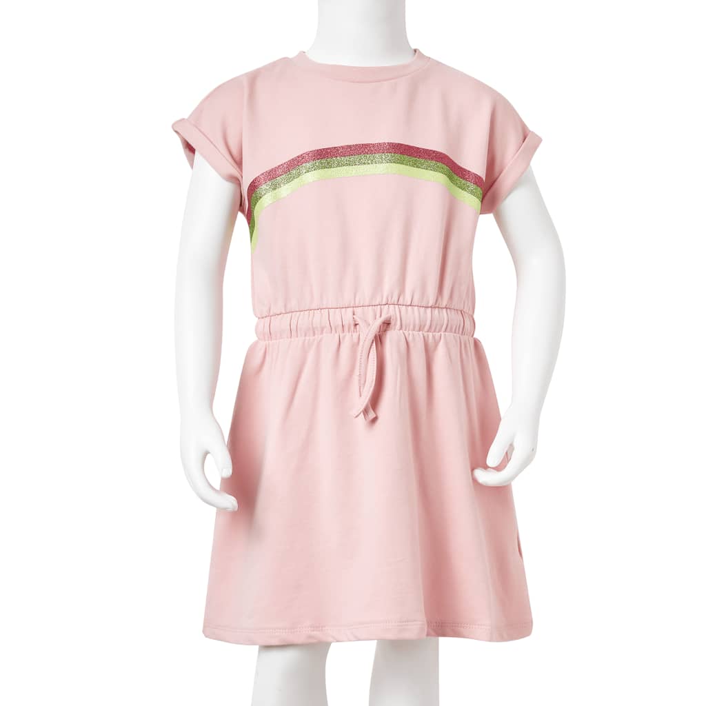 Φόρεμα Παιδικό με Κορδόνι Ανοιχτό Ροζ 92