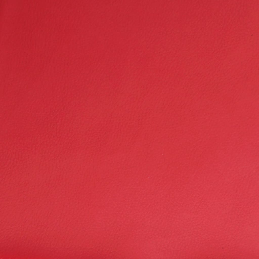 vidaXL Πολυθρόνα Μασάζ Ανακλινόμενη Κόκκινη από Συνθετικό Δέρμα