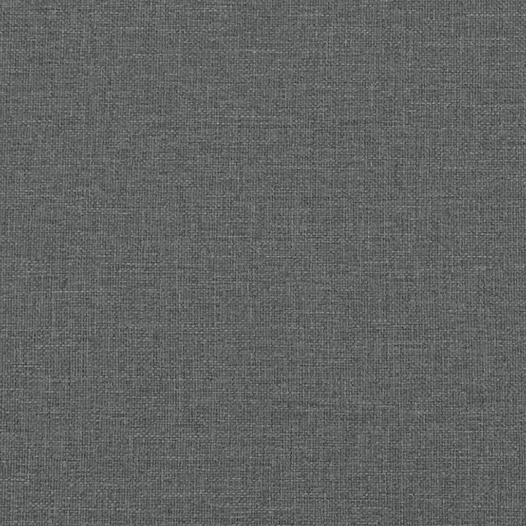 vidaXL Καναπές Τριθέσιος Σκούρο Γκρι 180 εκ. Υφασμάτινος