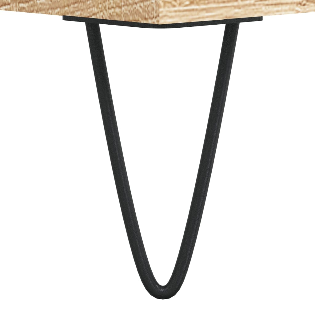 vidaXL Ντουλάπι Sonoma δρυς 90x34x80 εκ. Επεξεργασμένο Ξύλο