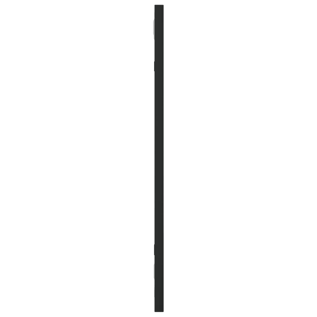 vidaXL Καθρέφτης Ορθογώνιος Μαύρος 20 x 50 εκ. από Σίδερο