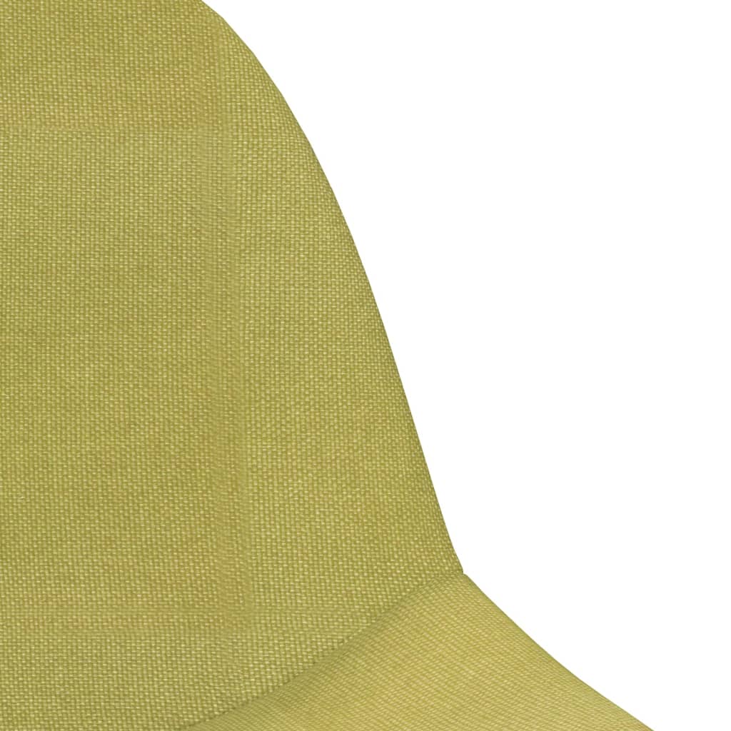 3086057 vidaXL Swivel Dining Chairs 4 pcs Green Fabric (2x333470)