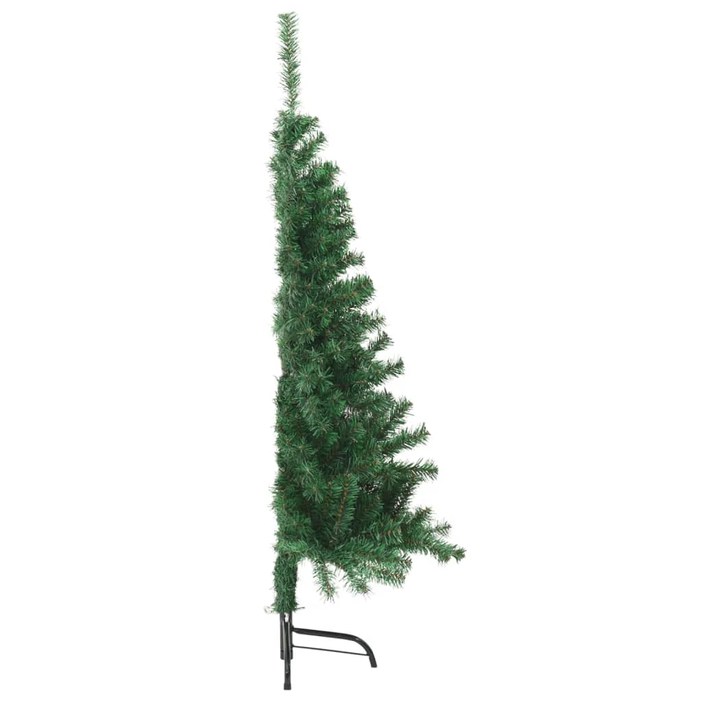 vidaXL Χριστουγεννιάτικο Δέντρο Τεχνητό Μισό Βάση Πράσινη 150 εκ. PVC