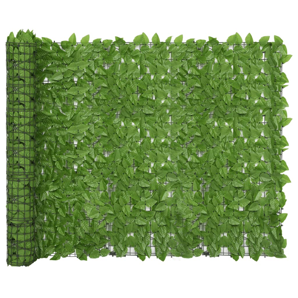 vidaXL Διαχωριστικό Βεράντας με Πράσινα Φύλλα 400 x 150 εκ.