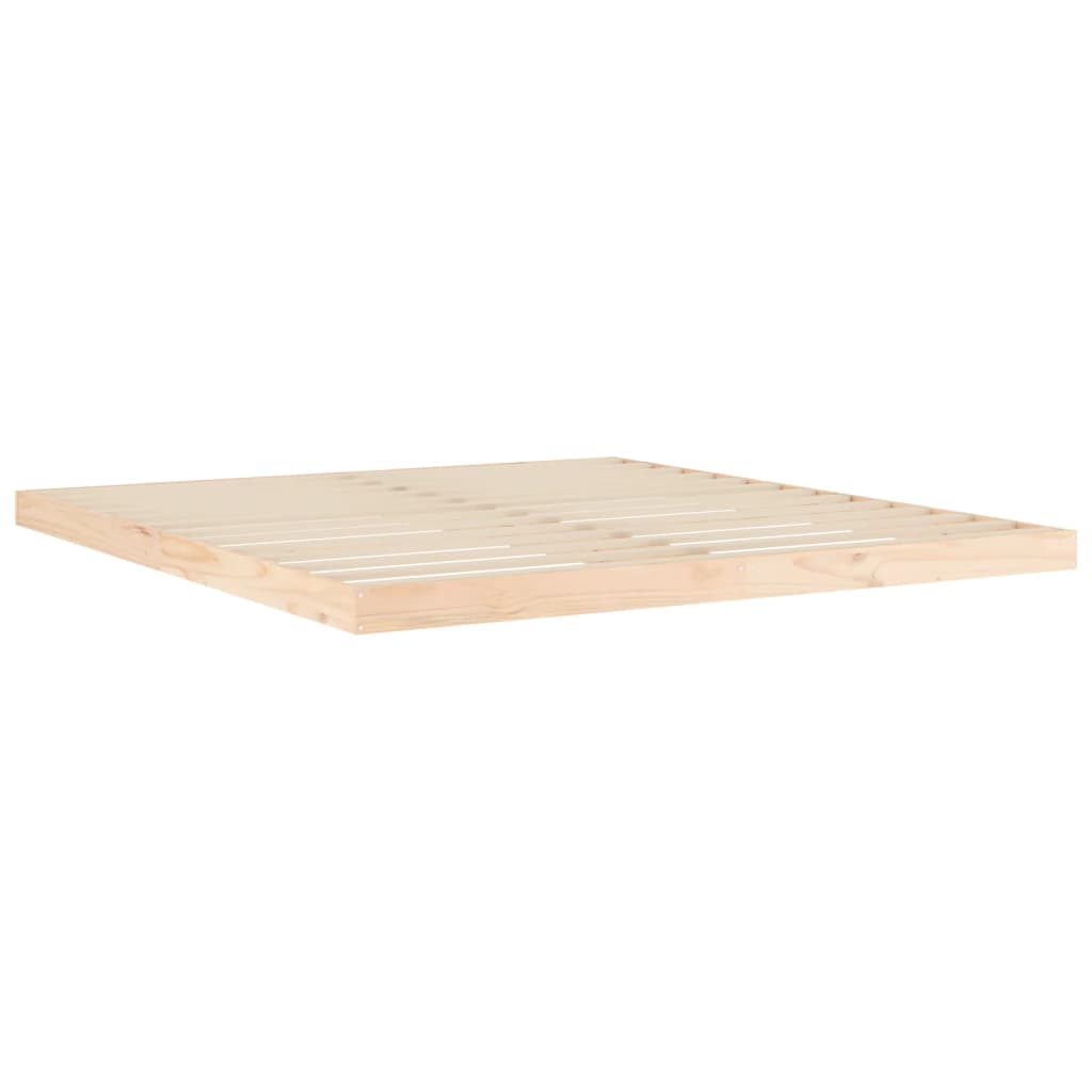 vidaXL Πλαίσιο Κρεβατιού 180x200 εκ. Μασίφ Πεύκο Super King