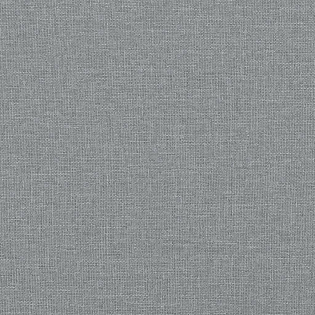 vidaXL Πλαίσιο Κρεβατιού με Κεφαλάρι Αν. Γκρι 160x200 εκ. Υφασμάτινο