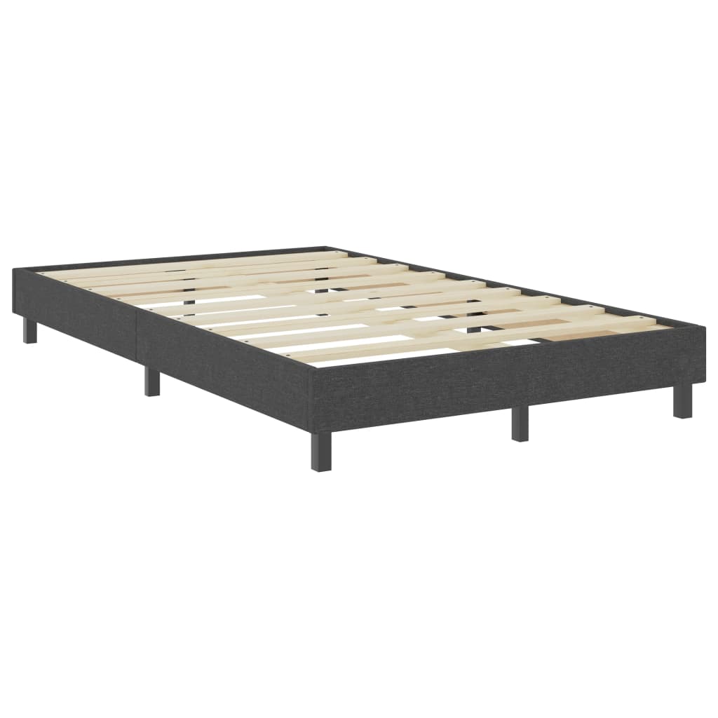 vidaXL Πλαίσιο Κρεβατιού Boxspring Γκρι 120 x 200 εκ. Υφασμάτινο