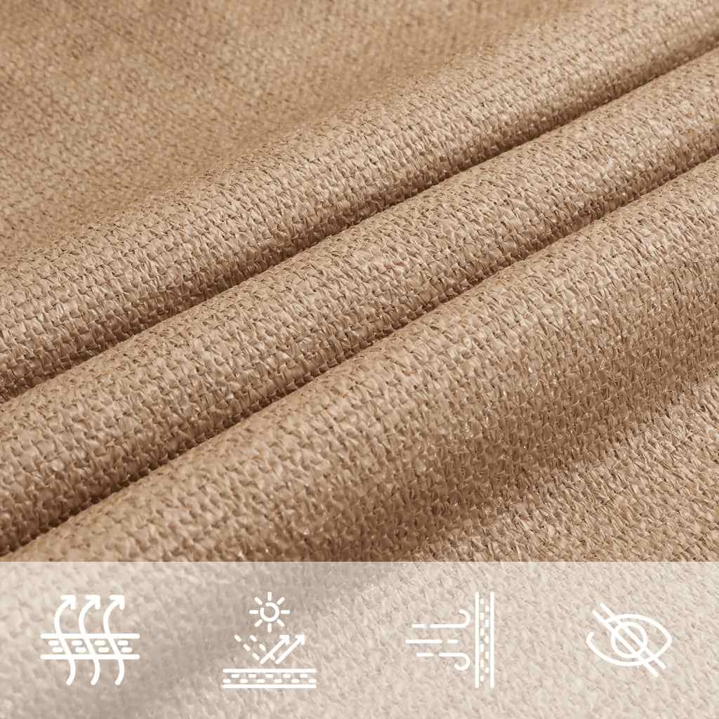 vidaXL Πανί Σκίασης Taupe 2,5 x 4 μ. από HDPE 160 γρ./μ²