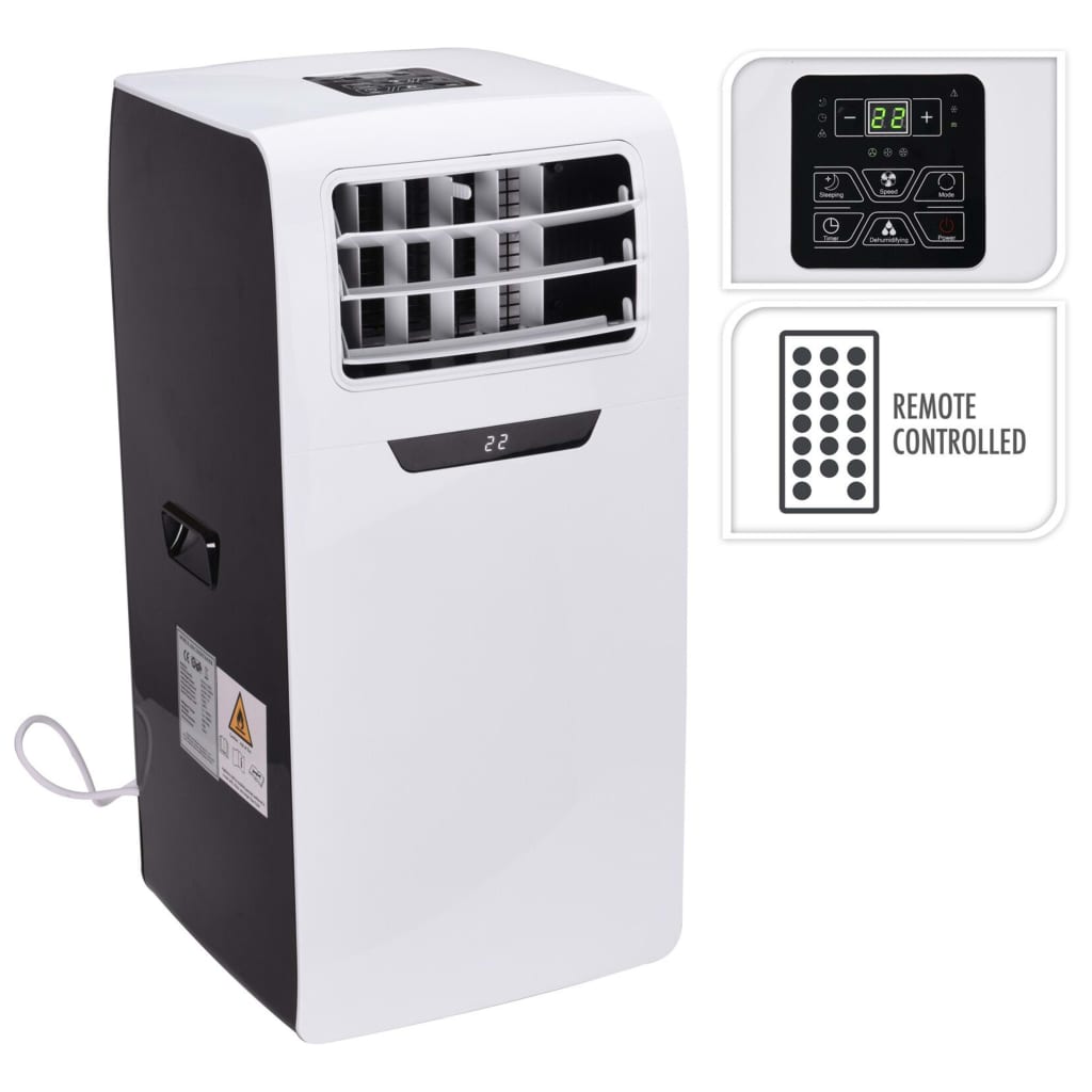 Excellent Electrics Κλιματιστικό 2600 W Λευκό/Μαύρο με Τηλεχειριστήριο