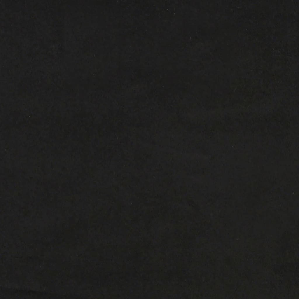 vidaXL Καναπές Διθέσιος Μαύρος 120 εκ. Βελούδινος με Διακ. Μαξιλάρια