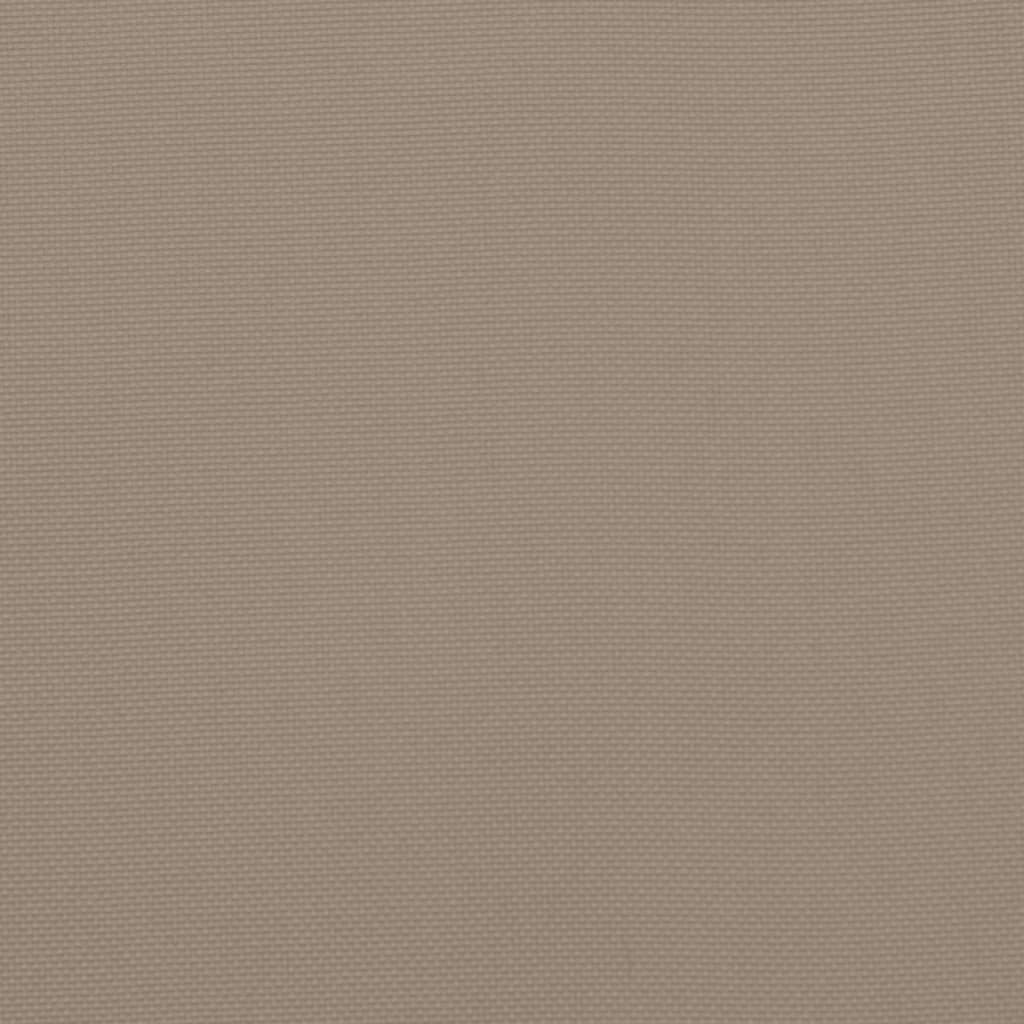 vidaXL Μαξιλάρια Παλέτας Taupe 60 x 60 x 8 εκ. από Ύφασμα Oxford