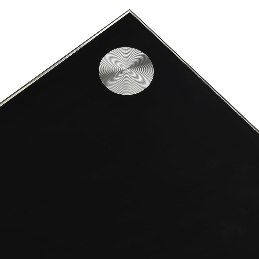 vidaXL Τραπεζάκι Σαλονιού Μαύρο 110 x 43 x 60 εκ. από Ψημένο Γυαλί