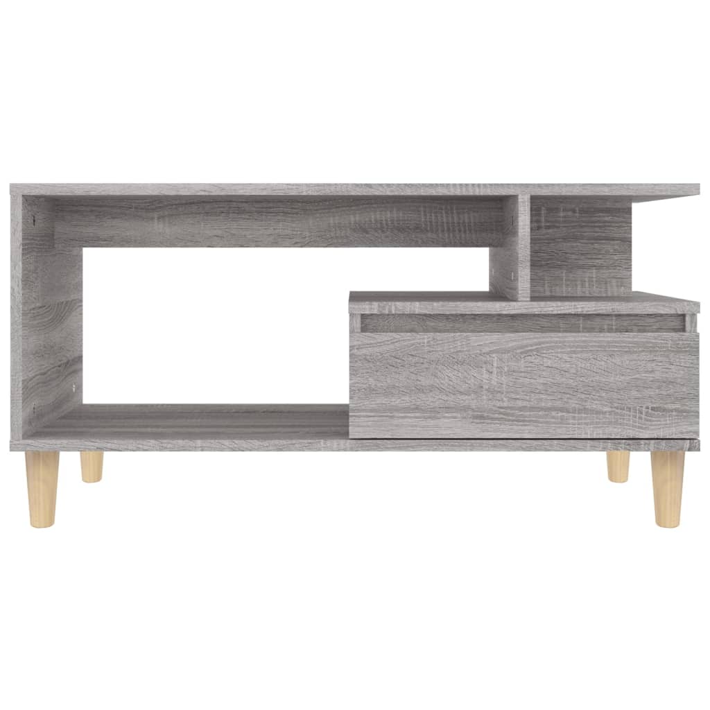 vidaXL Τραπεζάκι Σαλονιού Γκρι Sonoma 90x49x45 εκ.Επεξεργασμένο Ξύλο