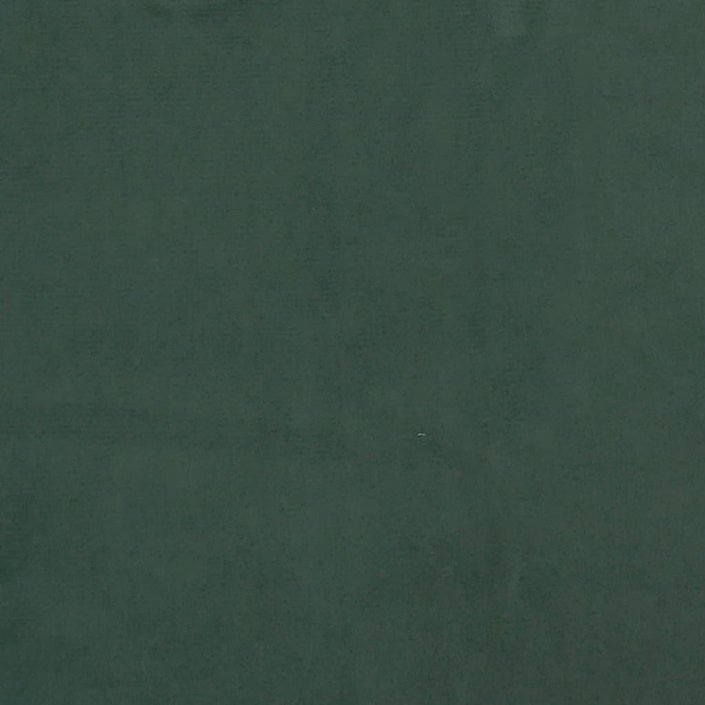 vidaXL Κεφαλάρι με Πτερύγια Σκούρο Πράσινο 83x23x78/88 εκ. Βελούδινο